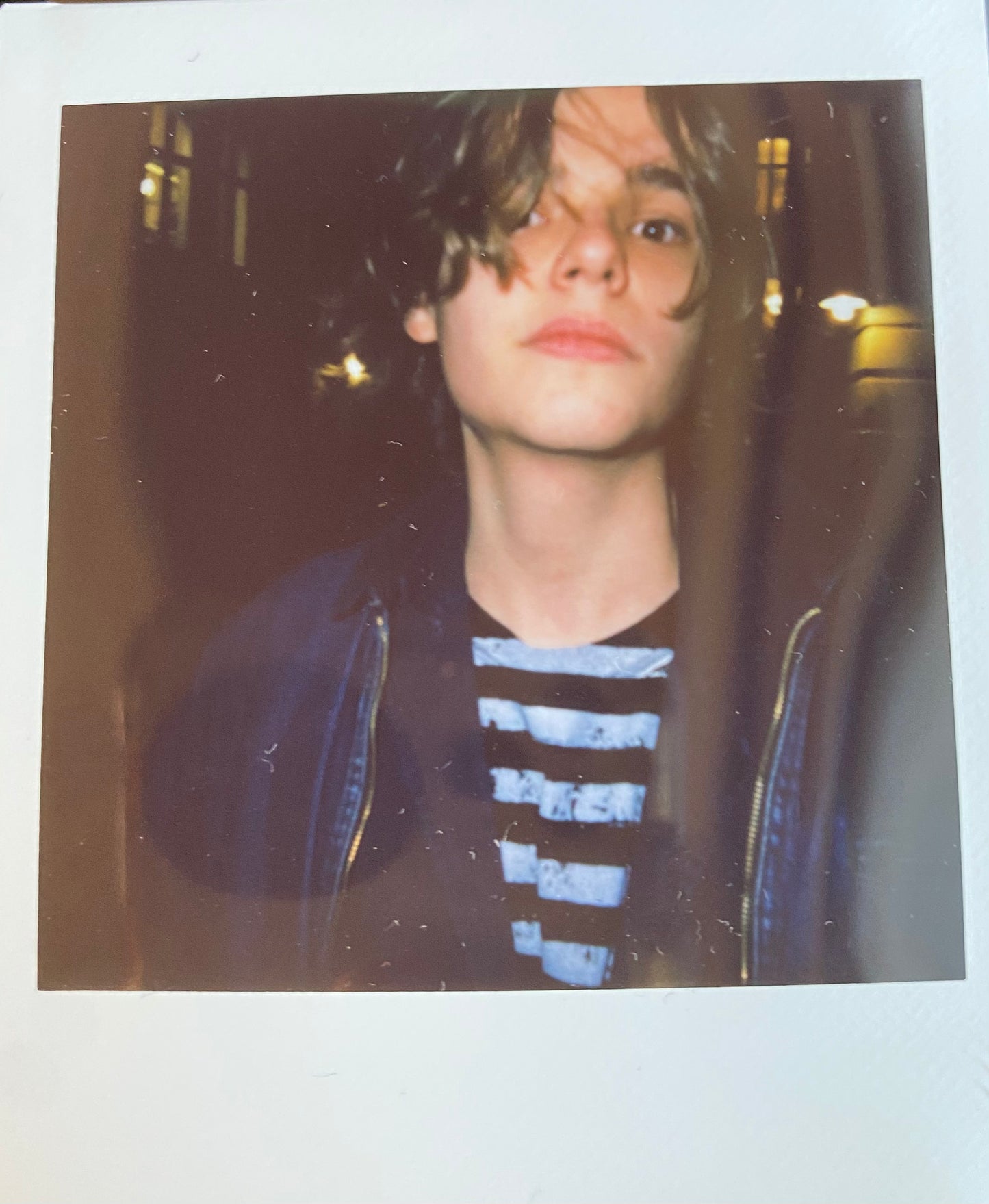ONE UNIQUE SIGNED POLAROID PHOTO