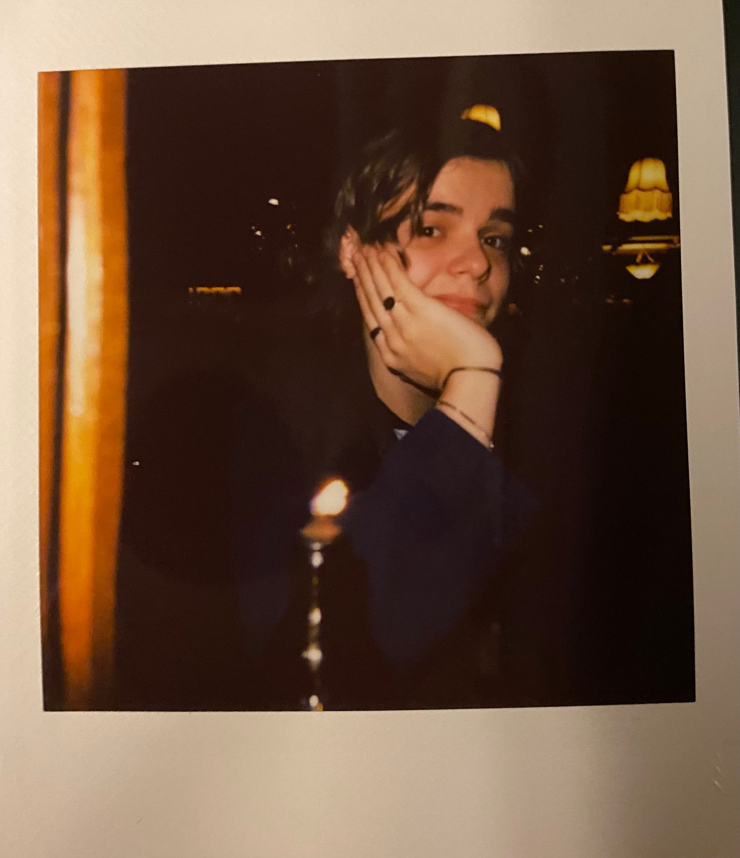 ONE UNIQUE SIGNED POLAROID PHOTO