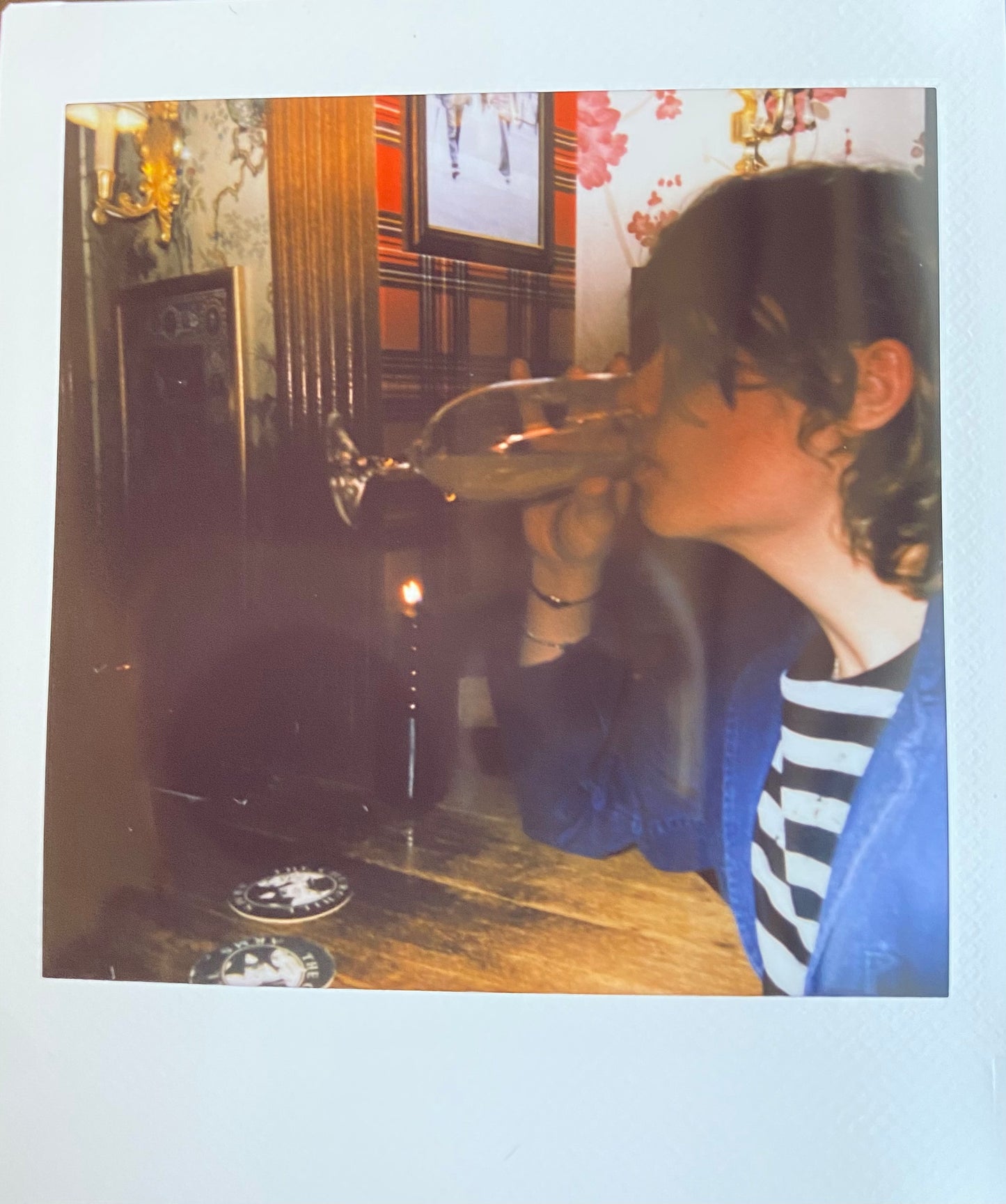 ONE UNIQUE SIGNED POLAROID PHOTO