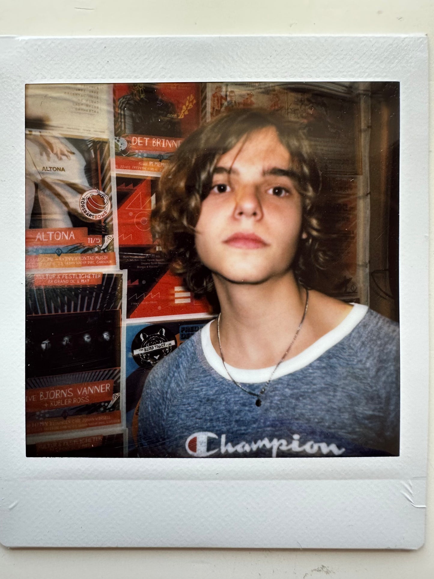 ONE UNIQUE SIGNED POLAROID PHOTO