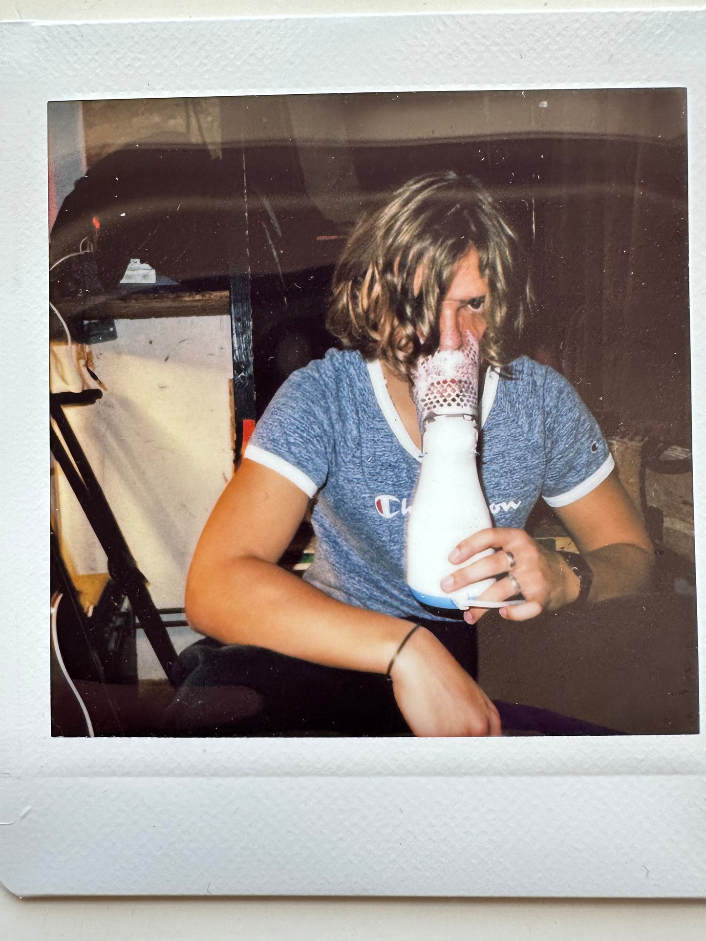 ONE UNIQUE SIGNED POLAROID PHOTO