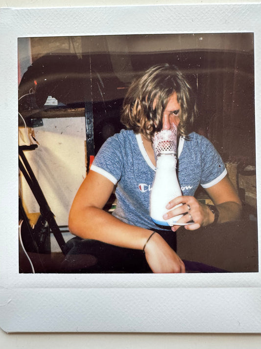 ONE UNIQUE SIGNED POLAROID PHOTO