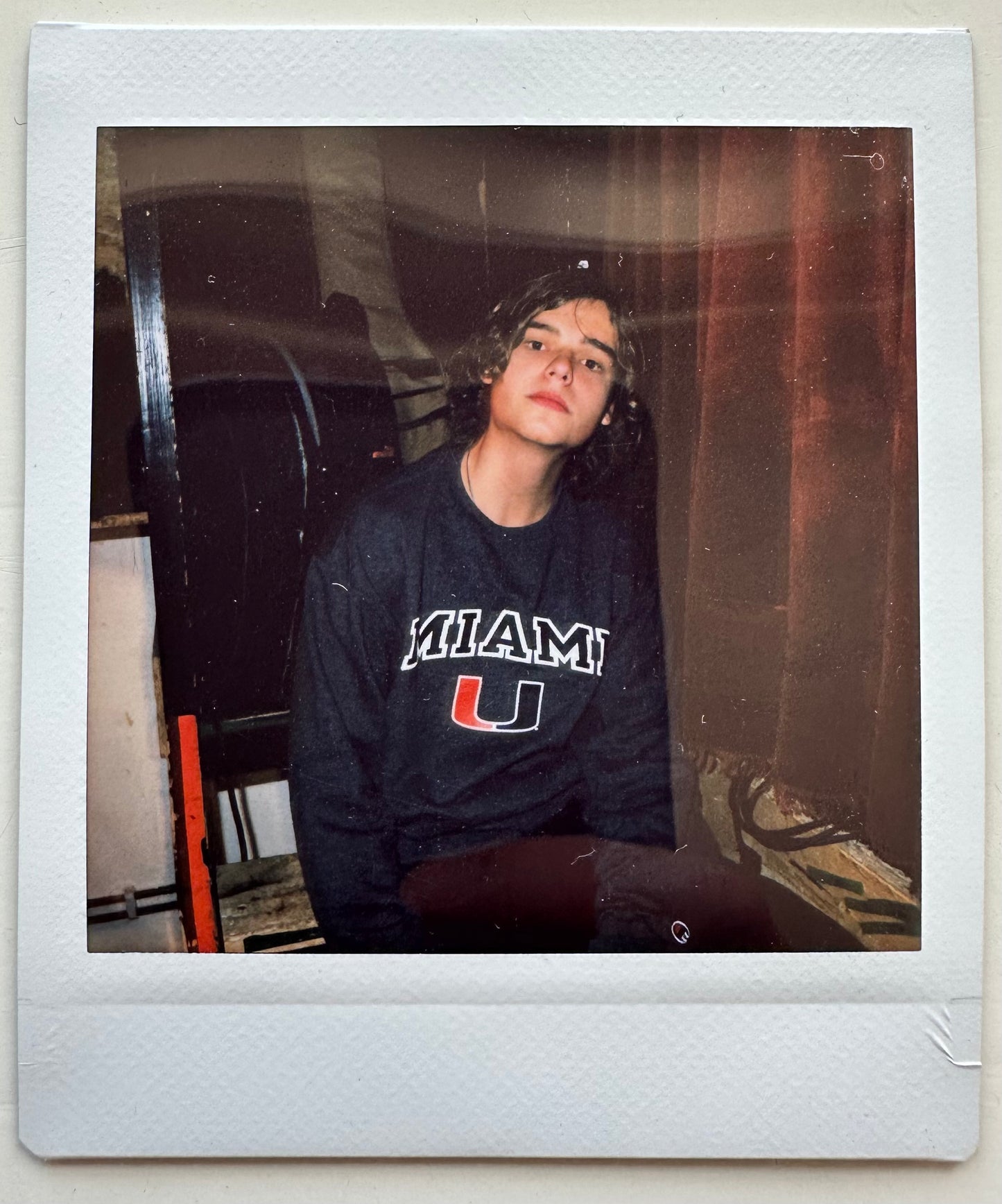 ONE UNIQUE SIGNED POLAROID PHOTO