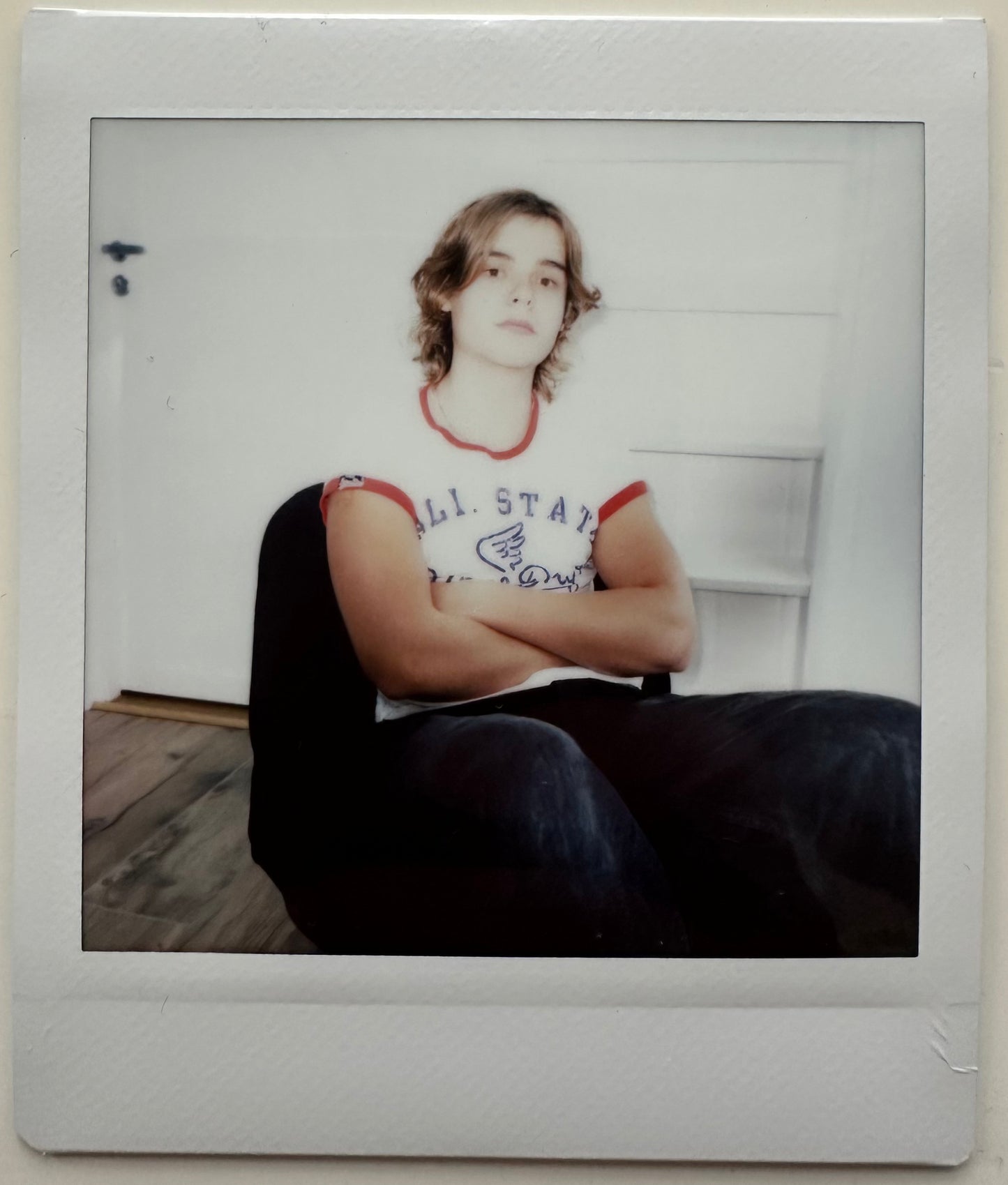 ONE UNIQUE SIGNED POLAROID PHOTO