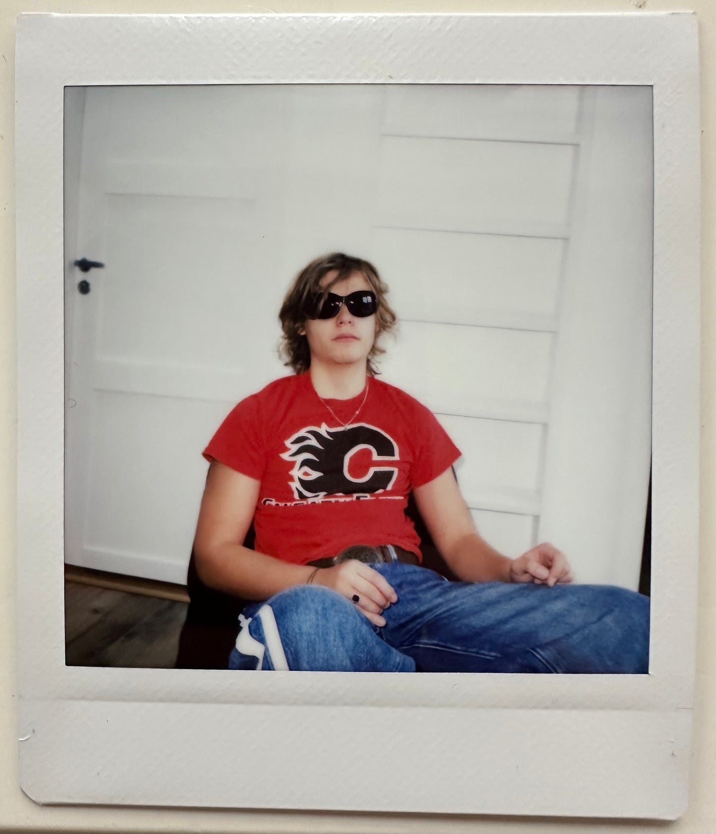 ONE UNIQUE SIGNED POLAROID PHOTO