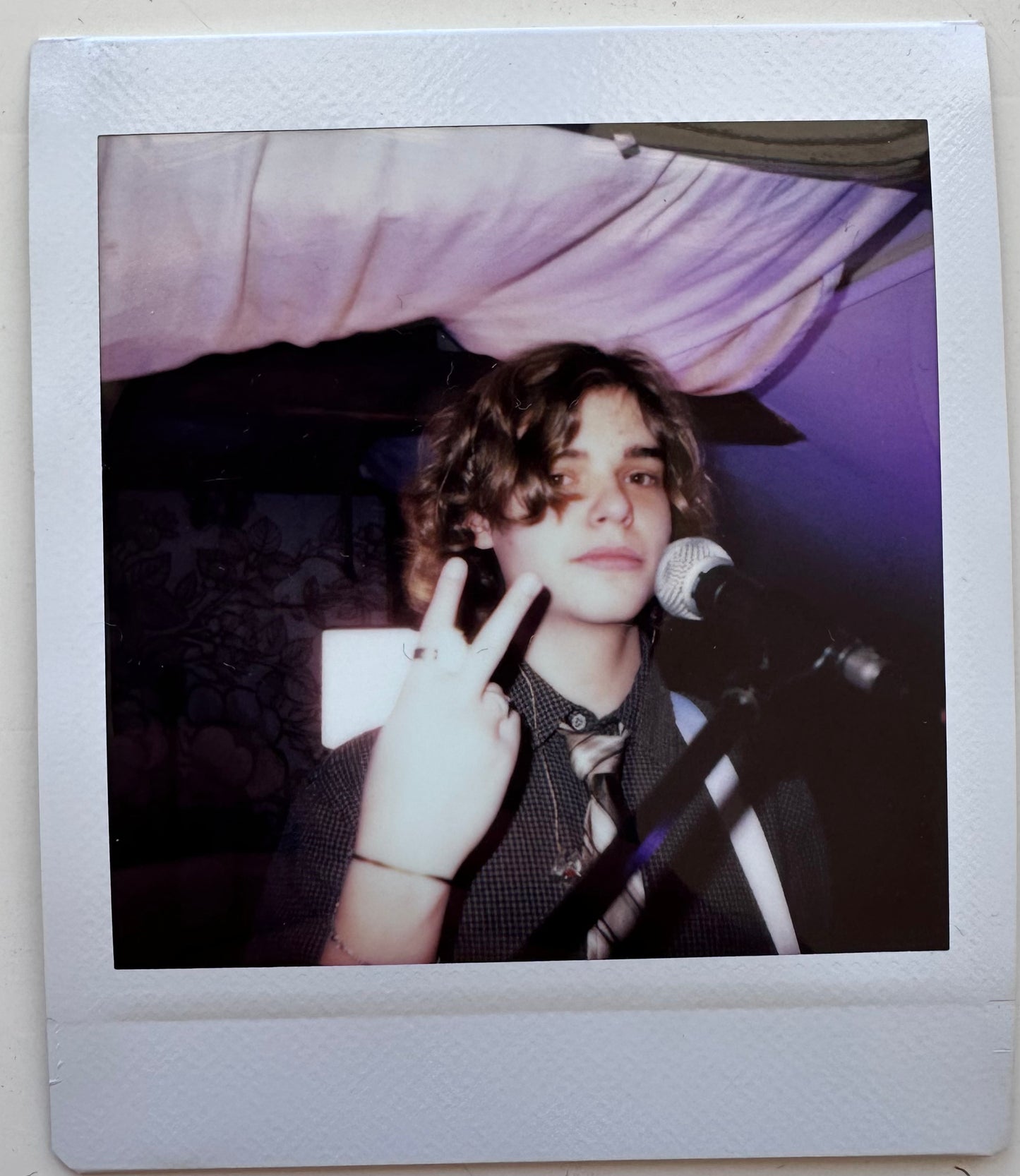 ONE UNIQUE SIGNED POLAROID PHOTO