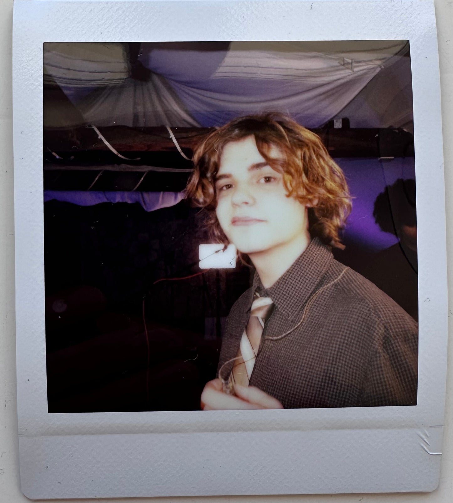 ONE UNIQUE SIGNED POLAROID PHOTO
