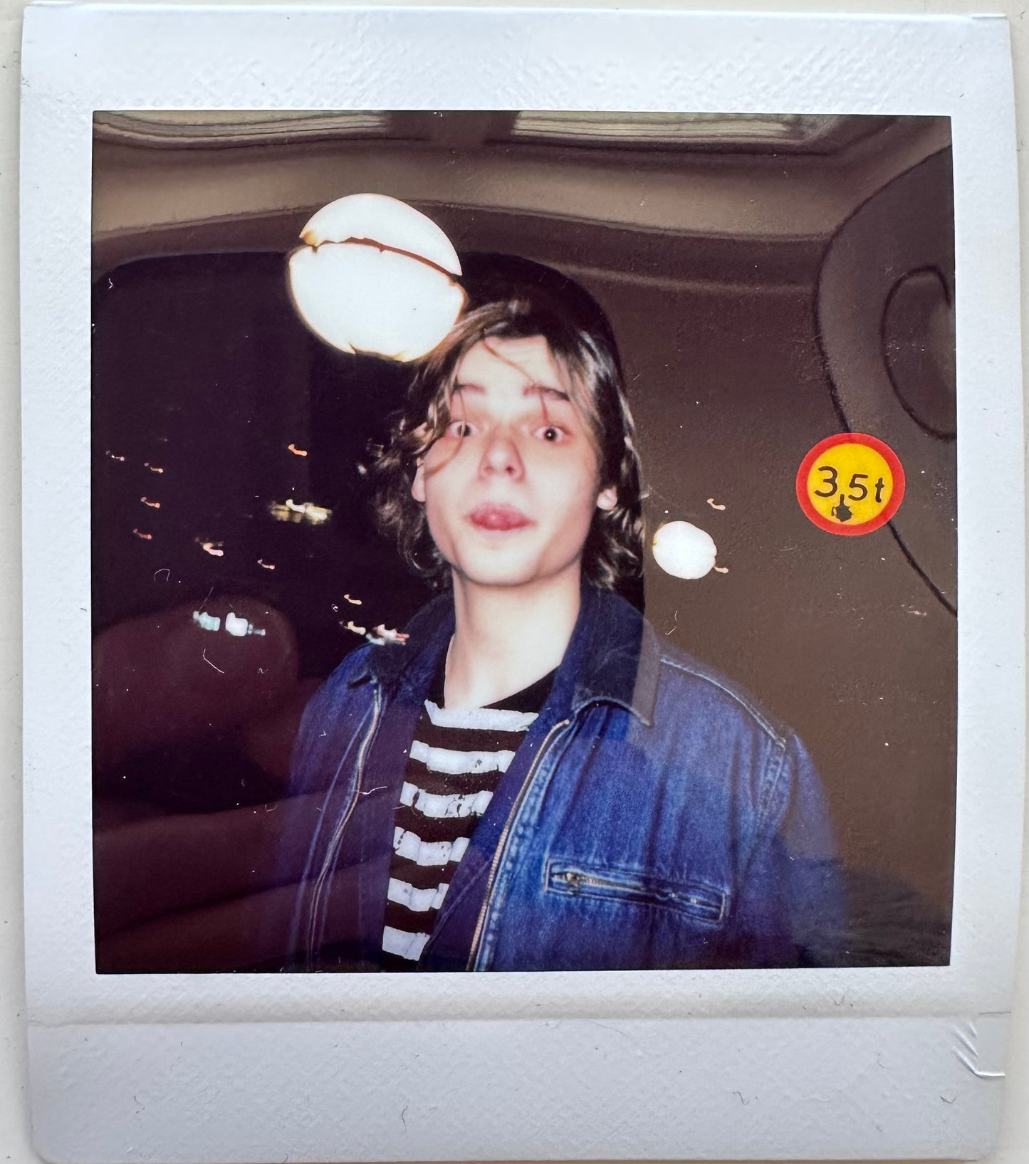 ONE UNIQUE SIGNED POLAROID PHOTO