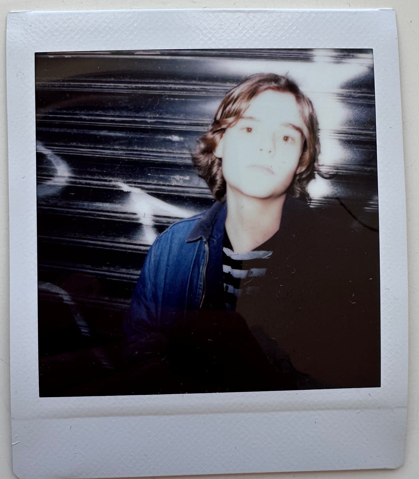 ONE UNIQUE SIGNED POLAROID PHOTO