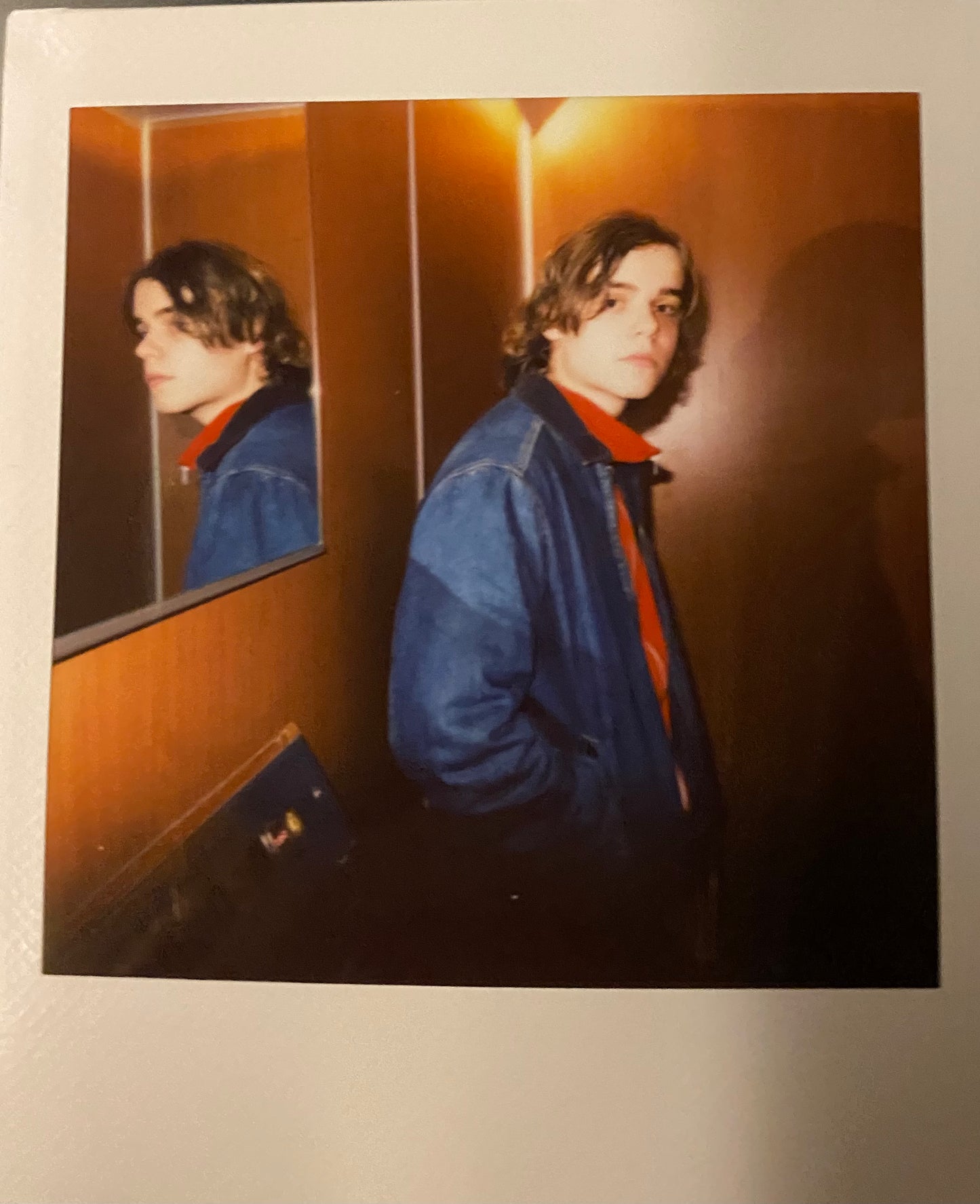 ONE UNIQUE SIGNED POLAROID PHOTO