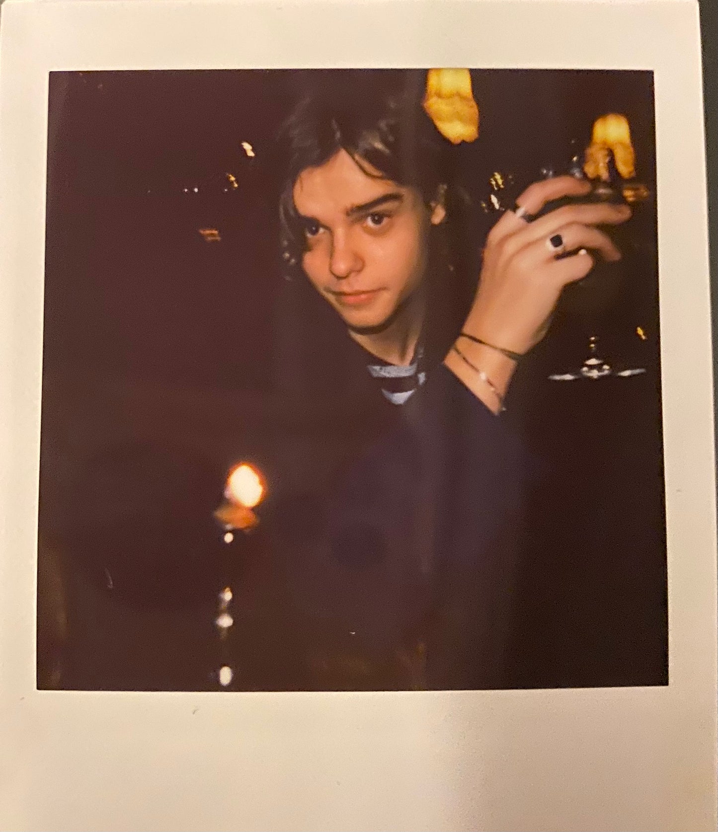 ONE UNIQUE SIGNED POLAROID PHOTO
