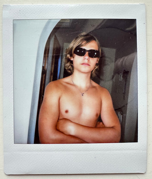 ONE UNIQUE SIGNED POLAROID PHOTO