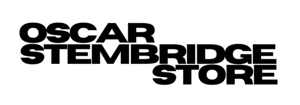 Text 'OSCAR STEMBRIDGE STORE' in black on a white background