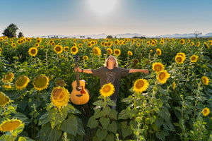 "SUNFLOWER GUITAR" LIMITED EDITION SIGNED PHOTO - ONLY 10 AVAILABLE TO BUY