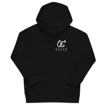 Load image into Gallery viewer, Kids &quot;OS&quot; eco hoodie (white logo)