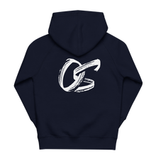 Load image into Gallery viewer, Kids &quot;OS&quot; eco hoodie (white logo)