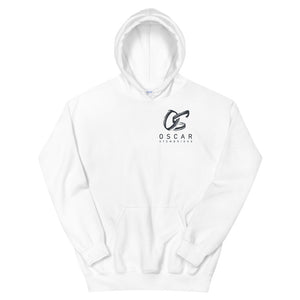 Adult Hoodie with black OS logo (grey, white)